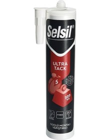 Resim Selsil Hibrid Ultra Tack 290 Ml Korniş Montaj Yapıştırıcı Mastik Çok Renkli 