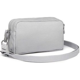 Resim Smart Bags 1112 Krınkle Kumaş Postacı Çantası (Açık Gri) Açık Gri 