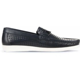 Resim Bueno Shoes Lacivert Deri Erkek Loafer 21MA84 