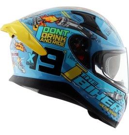 Resim Axor Apex Full Face Kapalı Kask Blue Red 