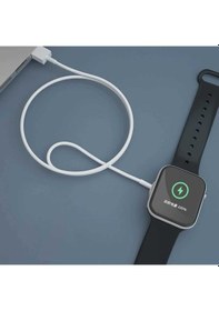 Resim Watch Akıllı Saat Usb Şarj Kablosu Wireless Beyaz 