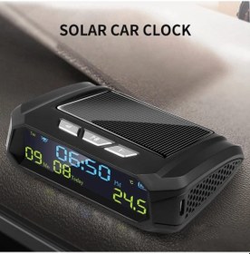 Resim Maoyaya Arac İçi Sıcaklık Ve Dijital Saat - Lityum Pil, Yüksek Hassasiyetli Ekran 