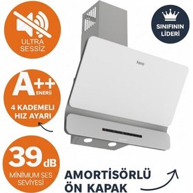 Resim Ferre Ve AFM Tech D081-SA +FM7701 +FM-BD2201 Beyaz Ankastre Set 