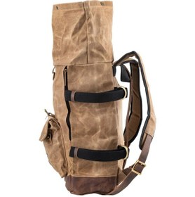 Resim Sırt Çantası Mumlu Kanvas *Kum Rengi* / SIP 