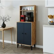 Resim ROOMART 2 KAPAKLI ÇOK AMAÇLI DOLAP KİLER DOLABI KİTAPLIK 