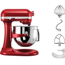 Resim Kitchenaid 5KSM7580XEER Artisan 6.9 Litre Empire Red Stand Mikseri 