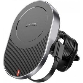 Resim Hoco Hw12 Kablosuz Şarjlı Araç İçi Havalandırma Manyetik Telefon Tutucu- 5775 