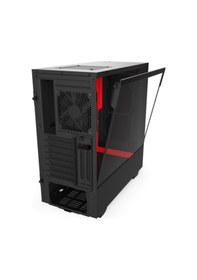 Resim Nzxt H510I Ca-H510I-Br Temperli Cam Mat Siyah/Kırmızı Oyuncu Kasa 