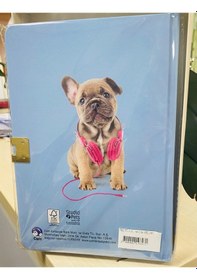 Resim Dolphin Cem Studio Pets Kilitli Hatıra Defteri Sert Kapak Köpek Resimli Mavi Kapak Pt-7789 
