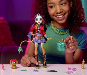 Resim Monster High Acayip Havalı Arkadaşlar Jinafire Long HYV58 