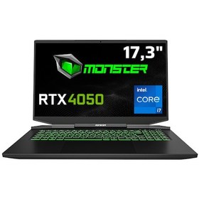 Resim Monster Abra A7 V14.6.7 Intel Core i7 13700H 17.3" 8 GB RAM 500 GB SSD 6 GB RTX 4050 144 Hz W11Home Oyun Bilgisayarı 