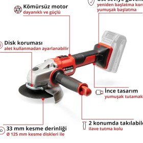 Resim Braventa Collection Axxıo, Akülü Avuç Taşlama 