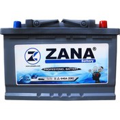 Resim Zana Auto 12 V 72AH 640A(EN) Ca/ca Battery Zana Akü Binek Düz Kutup Standart L3 Bakımlı 