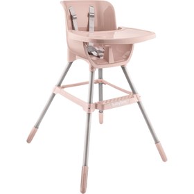 Resim Babyjem Mama Sandalyesi Soft Pembe 