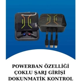 Resim Store Mania Ieg™ Wireless Şarjlı Akıllı Saat ve Dijital Göstergeli Kablosuz Bluetooth Kulaklık Nabız Ö 