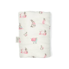 Resim Pratik Silindir Emzirme Kol Destek Yastığı - Bébé Lapin Rose 