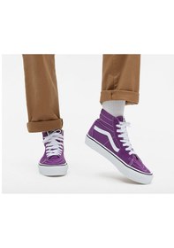 Resim Vans Sk8-hi Tapared Kadın Günlük Ayakkabı Vn0009qp1n81 Mor Vn0009qp1n81 Mor 
