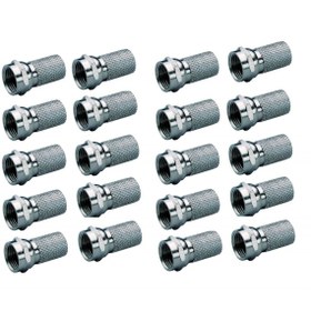 Resim Oksan 20 Adet Rg6 U6 F Konnektör 