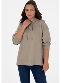 Resim U.s. Polo Assn. Kadın Açık Haki Sweatshirt 50313561-vr183 Acık Hakı 