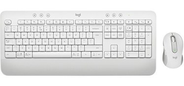 Resim Logitech Signature MK650 Multi-Device Bolt Alıcılı Bluetooth Kablosuz Türkçe Q Beyaz Klavye ve Mouse Seti 