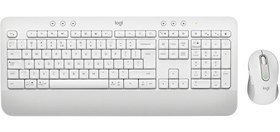 Resim Logitech Signature MK650 Multi-Device Bolt Alıcılı Bluetooth Kablosuz Türkçe Q Beyaz Klavye ve Mouse Seti 