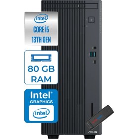 Resim Asus Expertcenter P500MV Intel Core I5-13420H 80GB Ddr5 256GB SSD WIN11HOME Minitower Masaüstü Bilgisayar WA5136216512B0DH26+Zettausbbellek 