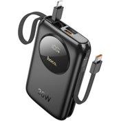 Resim Hoco Q19 Lucky 10000mah 30w Dijital Göstergeli Kablolu Powerbank 