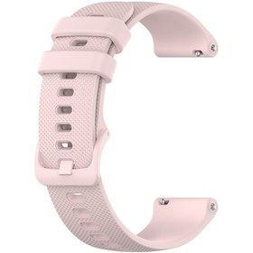 Resim Samsung Galaxy Uyumlu Watch Active 2 40mm / 44mm 20mm Damalı Silikon Saat Kordonu 