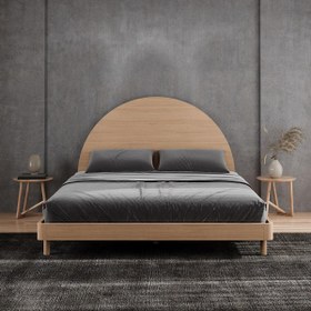 Resim Surya Bed Frame - Oak / 140x200 