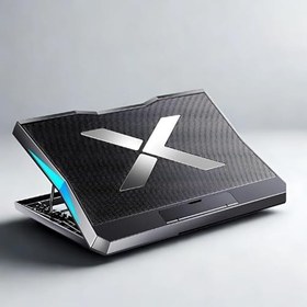 Resim Coofbe Yükseklik Ayarlı Led Işıklı Turbo 6 Fanlı Notebook Laptop Soğutucu Notebook Laptop Standı 