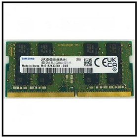 Resim Samsung Samso3200/16, 16gb, Ddr4, 3200mhz, 1.2v Notebook Ram M471a2g43db1-cwe 