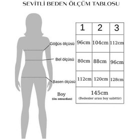 Resim Sevitli Biye Detaylı Kemerli Dantel Tesettür Elbise-krem-5743 