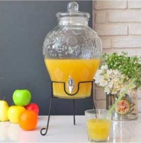 Resim Cam Sebil Damacana Şerbetlik 6 L 