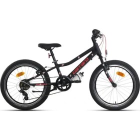 Resim Carraro RED EAGLE ERKEK ÇOCUK BİSİKLETİ 230H 6 VİTES V 20 JANT MAT SİYAH KIRMIZI 