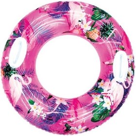Resim Flamingo Desenli Simit 90 Cm - 1809016 Çok Renkli 