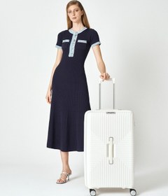 Resim Pierre Cardin Unisex Büyük Boy Valiz 04pc7080-01-by Beyaz 