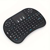Resim 2.4G Mini Dokunmatik Padli Kablosuz Klavye, Tak ve Çalıştır, Android TV Box, Akıllı TV, Projeksiyon, PS3 ve Daha Fazlası İçin İdeal! BT Fonksiyonu Yok 