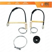 Resim Mercedes C W205 S205 2013-2023 İçin Ön Kapı Cam Kriko Tamir Seti 
