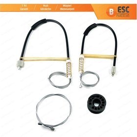 Resim Mercedes C W205 S205 2013-2023 İçin Ön Kapı Cam Kriko Tamir Seti 