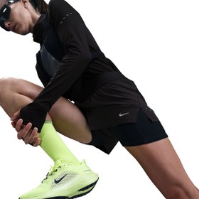 Resim Nike Swift Dri-Fit Kadın Siyah Koşu Şort HJ5376-010 