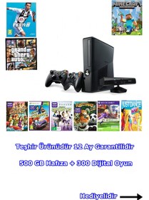 Resim xbox 360 +300 Dijital Oyun+500 Gb Hdd+kinect Kamera 