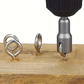 Resim 1 adet Elektrikli Araç Yuvası Elektrikli Tornavida, 1 adet Kelebek Civata Soket Anahtarı ile, 6.35mm Hex Soket Dönüştürme Somunu 