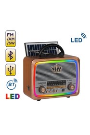 Resim kar-bul Rt-860 Nostaljik Bluetoothlu Usb / Sd / Radyo Müzik Kutusu 