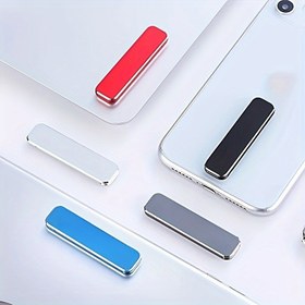 Resim Yaratıcı Katlanabilir Görünmez Arka Yapışkan Stand, Masaüstü Kaymaz Telefon Tutucu, Ultra-İnce Yapışkan Ayarlanabilir Telefon Standı. 