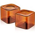 Resim Kare Tuzluk Biberlik 2li Set Amber 6x5 Cm The Mia