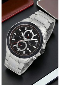 Resim Ferrucci Function, 3atm, Gümüş-siyah Renk Erkek Kol Saati, Fcf.12609fm.02 Sdfer135 Gümüş - Siyah 