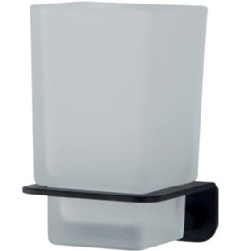 Resim Çelik Banyo Paris Dkp Diş Fırçalık Mat Siyah 