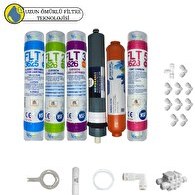 Resim Pemax Water Solutions Kapalı Kasa Su Arıtma Cihazları İçinSertifikalı 6lı Platinium Mebran Tatlandırıcılı-Mineral Set 