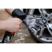 Resim Max Shine Tüy Toplama Eldiveni Rubber Scrubbing Gloves Kauçuk Ovma Eldiveni 