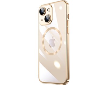 Resim Pilanix Apple Iphone 14 Plus Kılıf Renkli Kenarlı Kamera Korumalı Magsafeli Riksos Kapak 